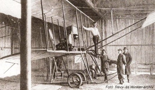 A magyar repülés kezdete – Kőbánya